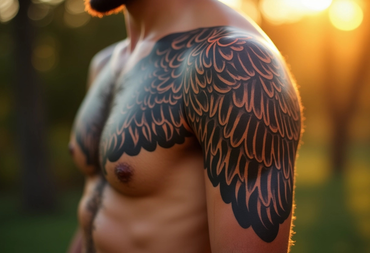 tatouage aile